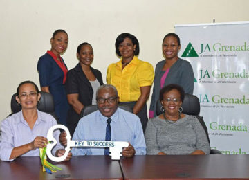 Grenlec Team with JA Board Members