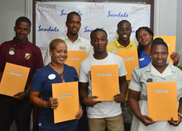 Sandals Prestige Awards Recipients