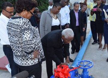 Water Treatment Ribbon Cutting