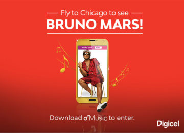 Five Digicel Customers to See Bruno Mars Live in Concert in Chicago