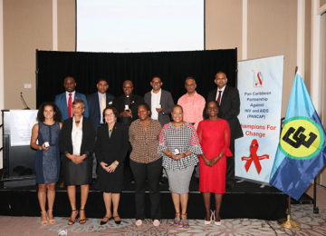 The Rt. Hon. Sir Charles Michael Dennis Byron Urges new PANCAP Champions to use Collective Influence to Help end AIDS