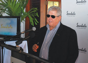 Gordon “Butch” Stewart Pledges EC$150,000 to Barbuda’s Children Donation to Sandals Foundation Earmarked for Students