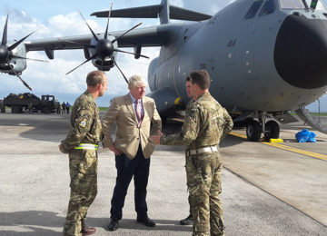 British Foreign Secretary Boris Johnson visits Anguilla and British Virgin Islands