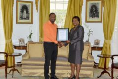 Barbadian Volunteer Honoured with Prestigious Commonwealth Points of Light Award by Her Majesty The Queen
