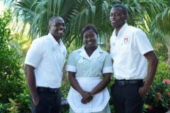 Hassan Bartholomew, Alldia Louison and Marlon Alexander- ready to take on The Bahamas