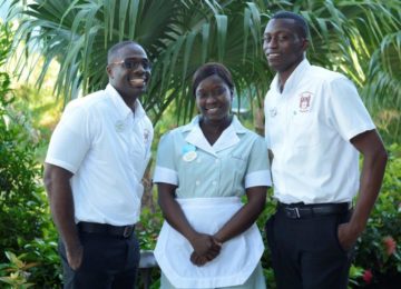 Hassan Bartholomew, Alldia Louison and Marlon Alexander- ready to take on The Bahamas