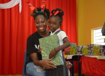 Student at Paraclete Government School receives her gift