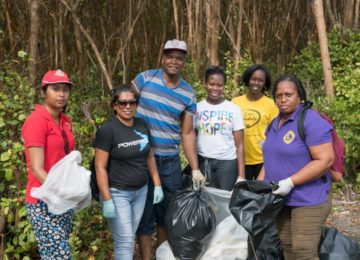 Cross section of volunteers from various organizations