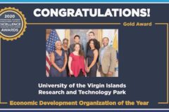 The USVI Research and Technology Park Receives Excellence in Economic Development Award from the International Economic Development Council