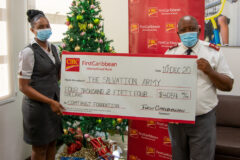CIBC FirstCaribbean Bank Gives Christmas Funds For Soup, Soap & Salvation!