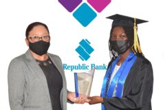 Chrissel Smith Wins The Republic Bank Award For Overall Academic Excellence At The TAMCC Graduation, 2021