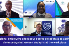 Regional Employers and Labour Bodies Collaborate to Address Violence Against Women and Girls at the Workplace