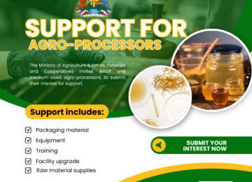 CALL FOR AGRO-PROCESSORS INTERESTED IN RECEIVING SUPPORT UNDER THE FOOD SECURITY ENHANCEMENT PROJECT