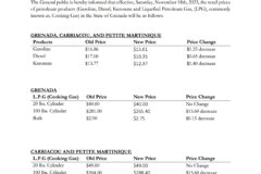 Petroleum Products Price Notice – 18 November 2023