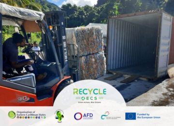 First Shipment of Recyclable Plastics Expedited under Recycle OECS Project