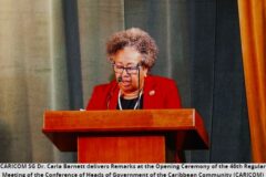 Remarks by Dr. Carla N. Barnett on the Occasion of the Opening Ceremony of the Forty-Sixth Regular Meeting of the Conference of Heads of Government of the Caribbean Community Georgetown, Guyana