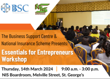 BSC:NIS Training & Development Workshop - Essentials for Entrepreneurs copy